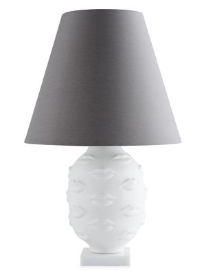 Gala Round Table Lamp, White