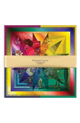 galison Christian Lacroix Botanic Rainbow 500-Piece Double-Sided Puzzle in Multi