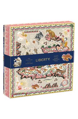 galison Liberty London Maxine Double Sided 500-Piece Puzzle in Multi