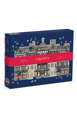 galison Liberty Tudor 750-Piece Double-Sided Puzzle in Blue