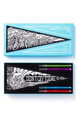 galison Small Victories Coloring Set in Multi