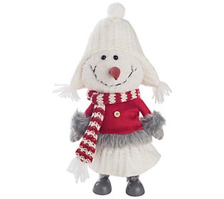 Gallerie II Bobble Xmas Snowgirl Small Figurine