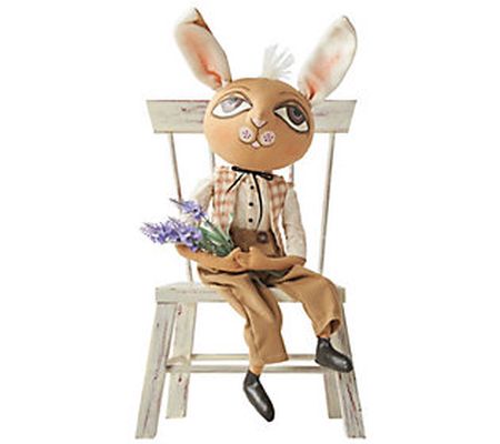 Gallerie II Wilbur Woodland Rabbit Gathered Traditions Doll