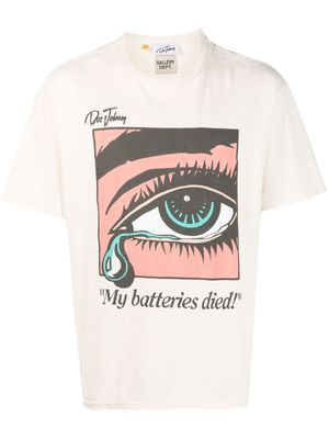 GALLERY DEPT. Dead Batteries short-sleeve T-shirt - Neutrals