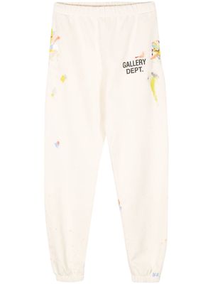 GALLERY DEPT. GD logo hand-painted track pants - Neutrals