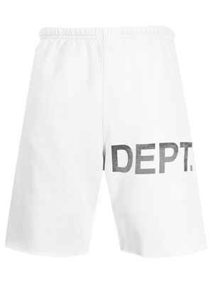 GALLERY DEPT. logo-print cotton shorts - Grey