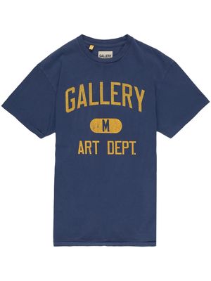 GALLERY DEPT. logo-print cotton T-shirt - Blue