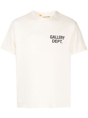 GALLERY DEPT. logo-print cotton T-shirt - Neutrals