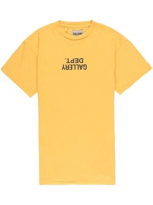 GALLERY DEPT. logo-print cotton T-shirt - Yellow