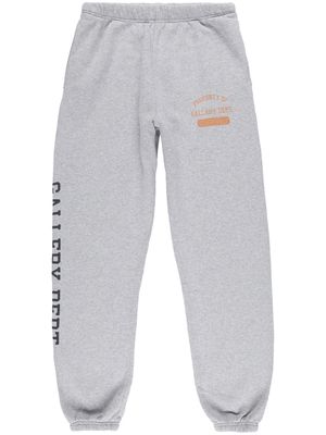 GALLERY DEPT. logo-print cotton track trousers - Grey