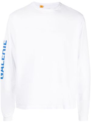 GALLERY DEPT. logo-print long-sleeve T-shirt - White