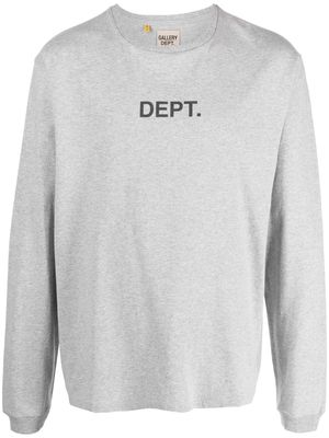 GALLERY DEPT. logo-print mélange sweatshirt - Grey