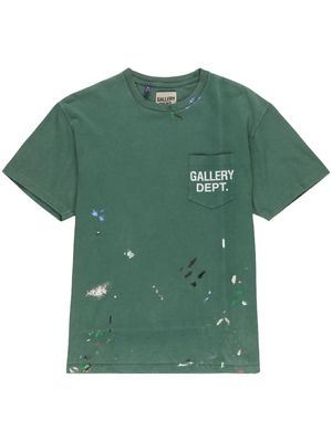 GALLERY DEPT. Vintage Logo Painted cotton T-shirt - Green