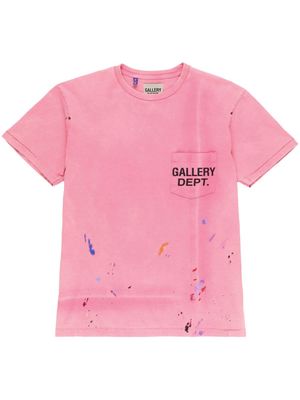 GALLERY DEPT. Vintage Logo Painted cotton T-shirt - Pink