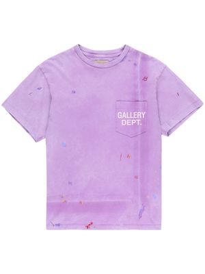 GALLERY DEPT. Vintage Logo Painted cotton T-shirt - Purple