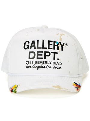 GALLERY DEPT. Workshop logo-print trucker cap - White