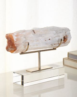 Gallery-Displayed Selenite Log