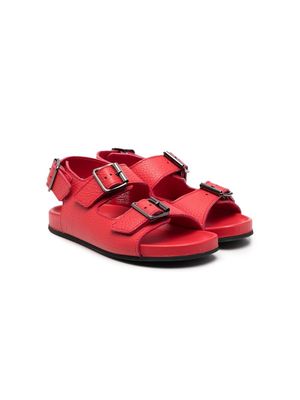Gallucci Kids double-buckle sandals - Red