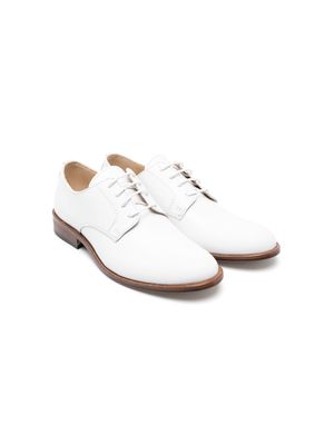 Gallucci Kids leather oxford shoes - White