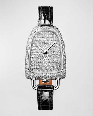 Galop D'Hermes Diamond Watch, 32mm