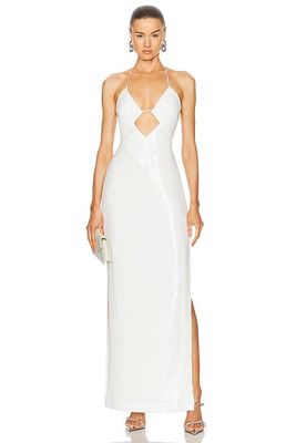 GALVAN Kite Dress in White