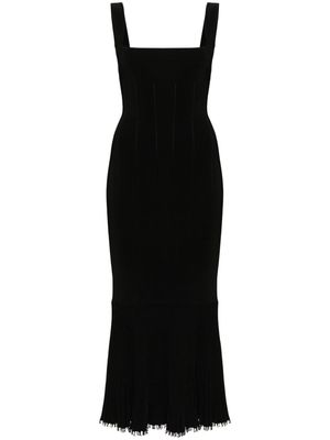 Galvan London Atalanta long dress - Black