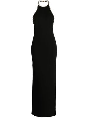 Galvan London Galaxy open-back long dress - Black