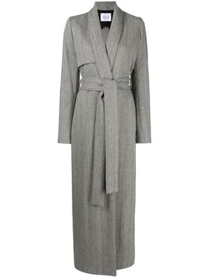 Galvan London herringbone wool-cashmere trench coat - 965HERRINGBONE