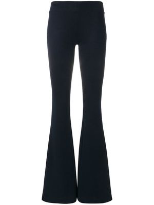 Galvan London jersey flared trousers - Blue