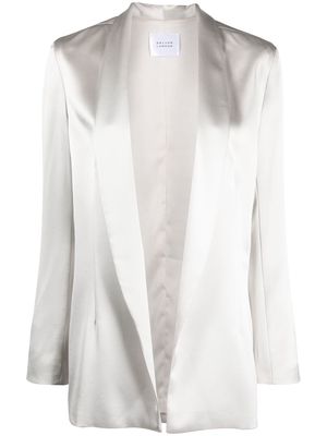 Galvan London Julianne draped blazer - White