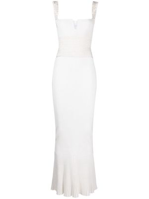 Galvan London Orion crystal-embellished dress - White