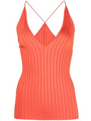 Galvan London Rhea reversible camisole top - Red