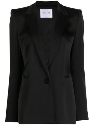 Galvan London Sculpted single-breasted blazer - Black