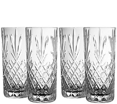 Galway Crystal Set of 4 Renmore Highball Glasse s