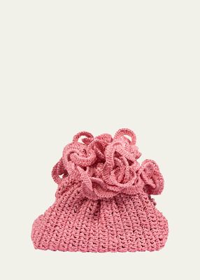 Game Mini Circle Crochet Clutch Bag