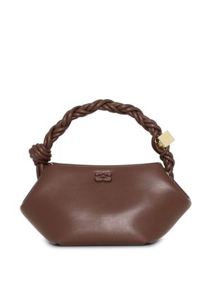 GANNI Bou leather mini bag - Brown