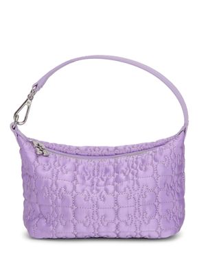 GANNI Butterfly quilted mini bag - Purple