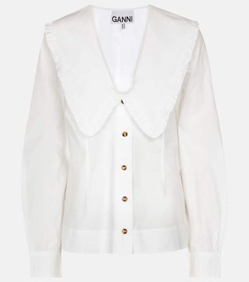 Ganni Cotton-poplin shirt