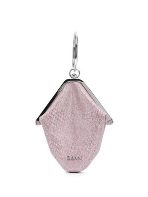 GANNI Diamond Bangle clutch bag - Pink