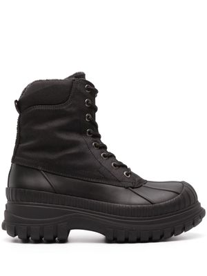 GANNI lace-up ankle boots - Black