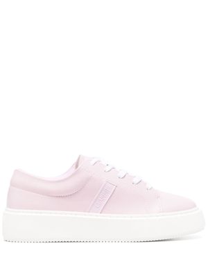 GANNI low-top flatform sneakers - Pink