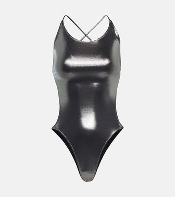 Ganni Metallic swimsuit