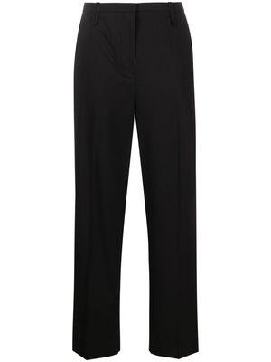 GANNI mid-rise tailored trousers - Black