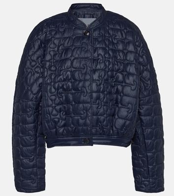 Ganni Quilted cropped jacket