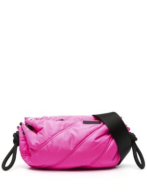 GANNI quilted crossbody bag - Pink