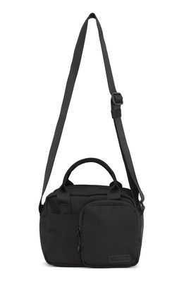 Ganni Recycled Polyester Festival Tech Top Handle Bag in Black