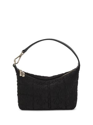 GANNI small Butterfly quilted bag - Black