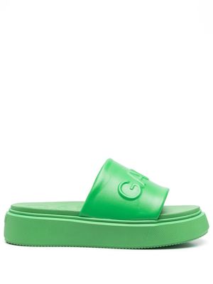 GANNI VEGEA™ slide sandals - Green