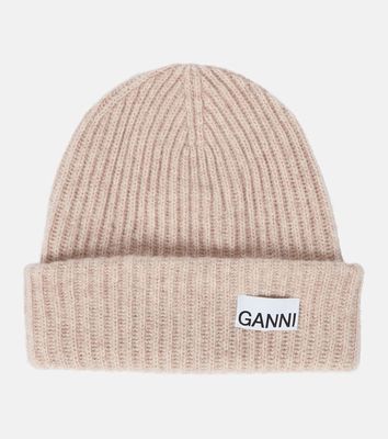 Ganni Wool-blend beanie
