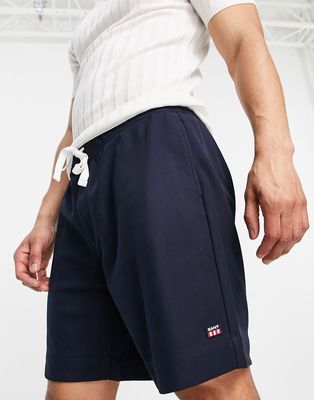 GANT retro shield logo sweat shorts in navy